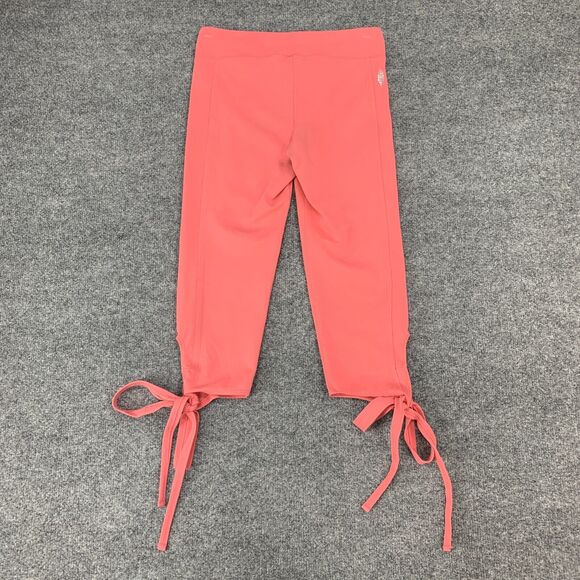 Free People Movement Turnout Leggings Womens S Small Watermelon Cross Front Crop - Picture 9 of 14